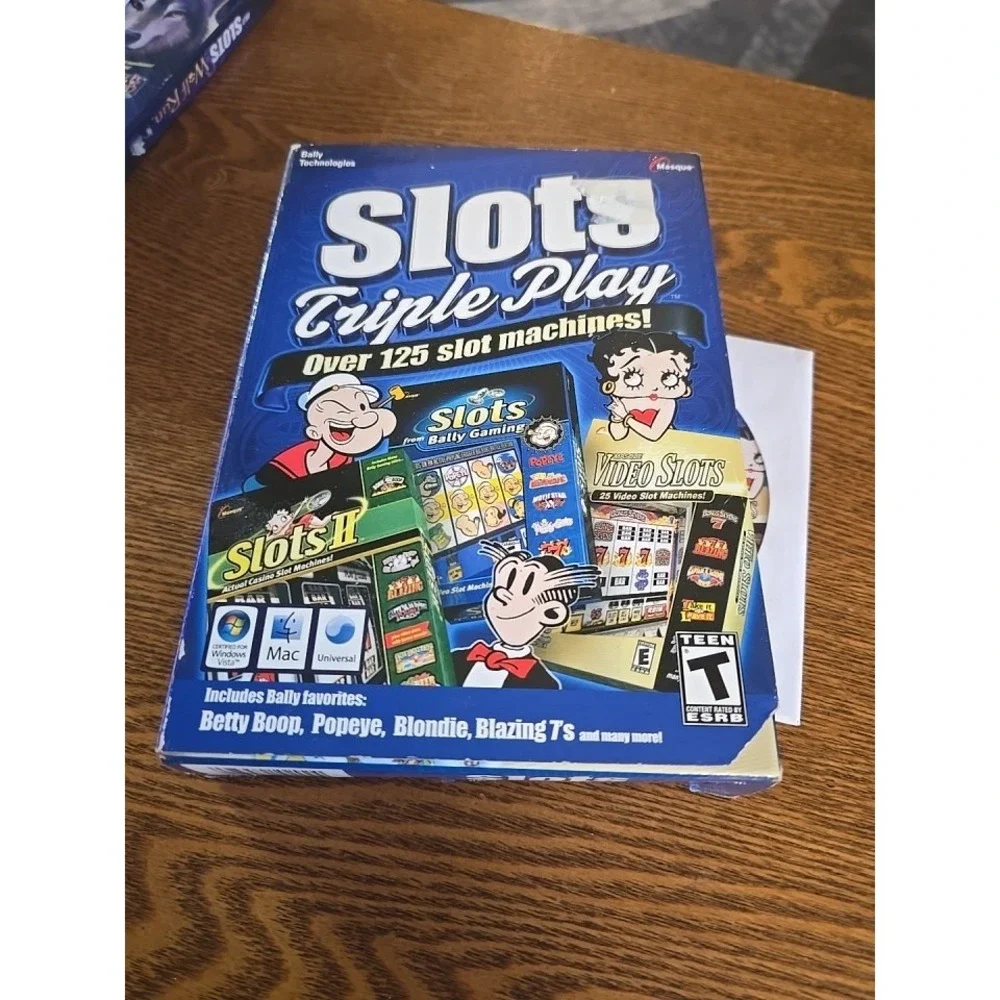 Slots Triple Play (Windows/Mac, 2007) BRAND NEW OTHER VGC S115